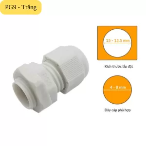 Ốc Siết Cáp Nhựa PG9